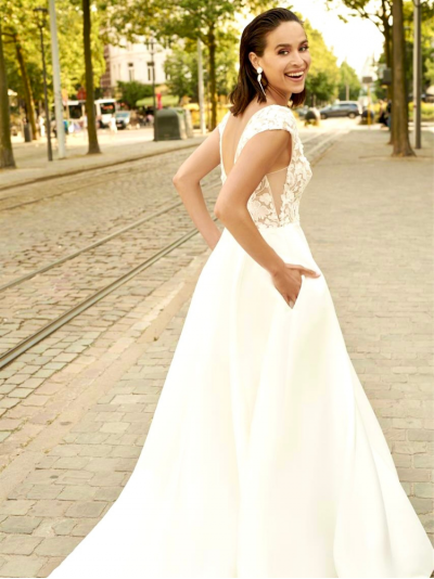 Robe de mariée Long Beach de Rembo Styling