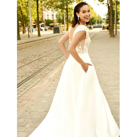 Robe de mariée Long Beach de Rembo Styling