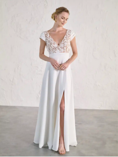 Oh la la, robe de mariée fluide Rembo Styling