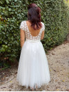 Jupe longue de mariée  en tulle soft