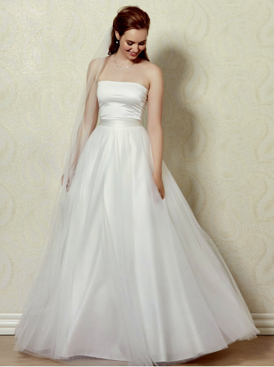 Jupe longue de mariée en tulle soft by Lilly